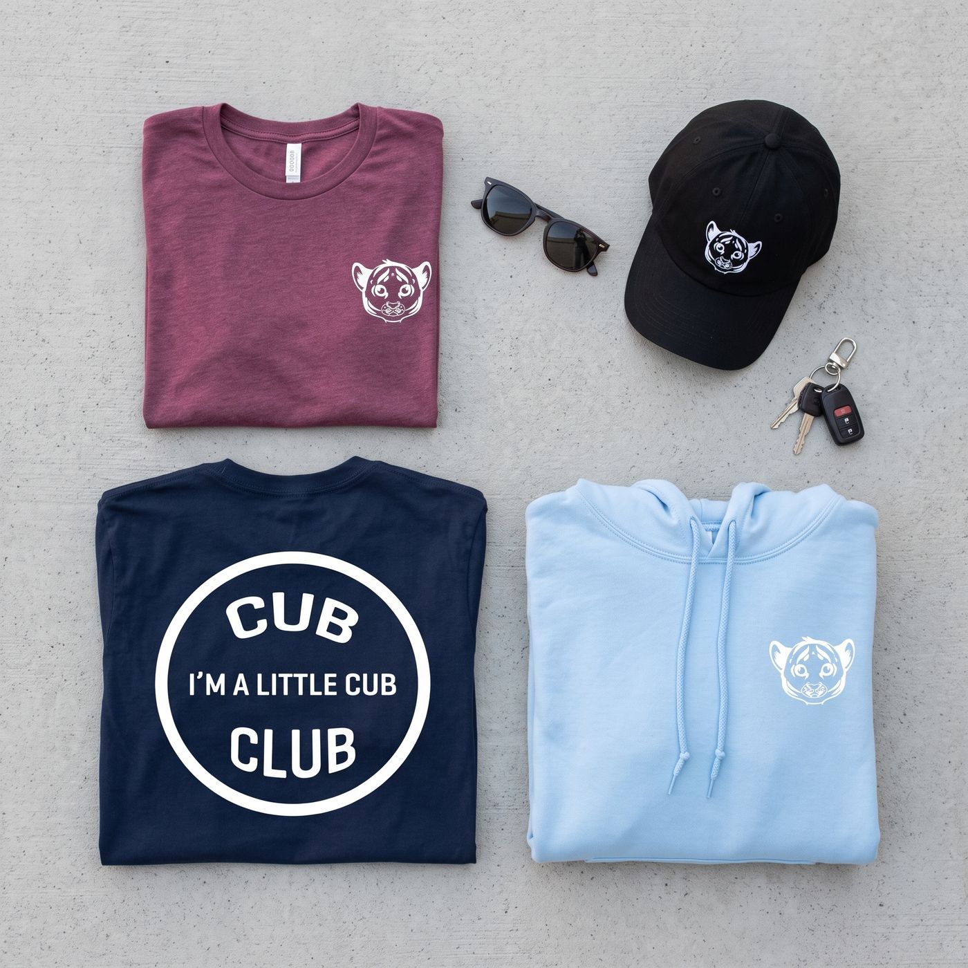 Drop 1 flat lay
